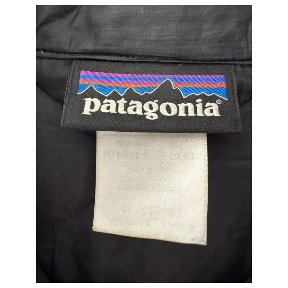Patagonia Womens Lightweight  Duck Down Puffer Parka Jacket Long Black SZ S - Picture 7 of 12